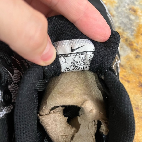 Nike Air Max 1 Ultra SP Black White size 7.5 - Picture 6 of 9